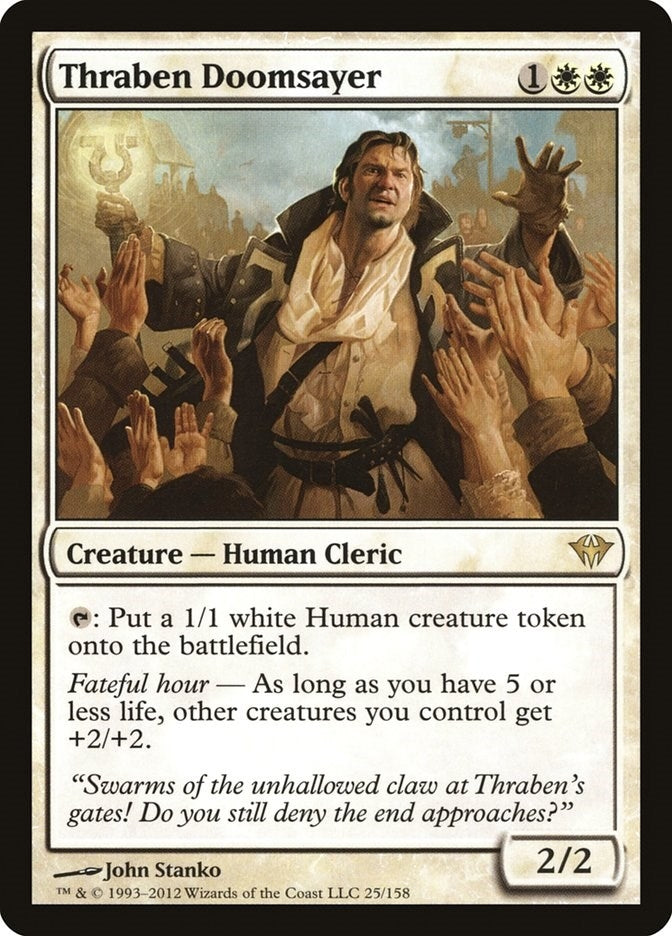 Image for Thraben Doomsayer (25) (Dark Ascension) - Magic: The Gathering