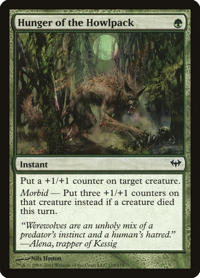 Image for Hunger of the Howlpack (119) (Dark Ascension) - Magic: The Gathering