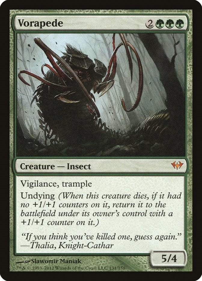 Image for Vorapede (131) (Dark Ascension) - Magic: The Gathering