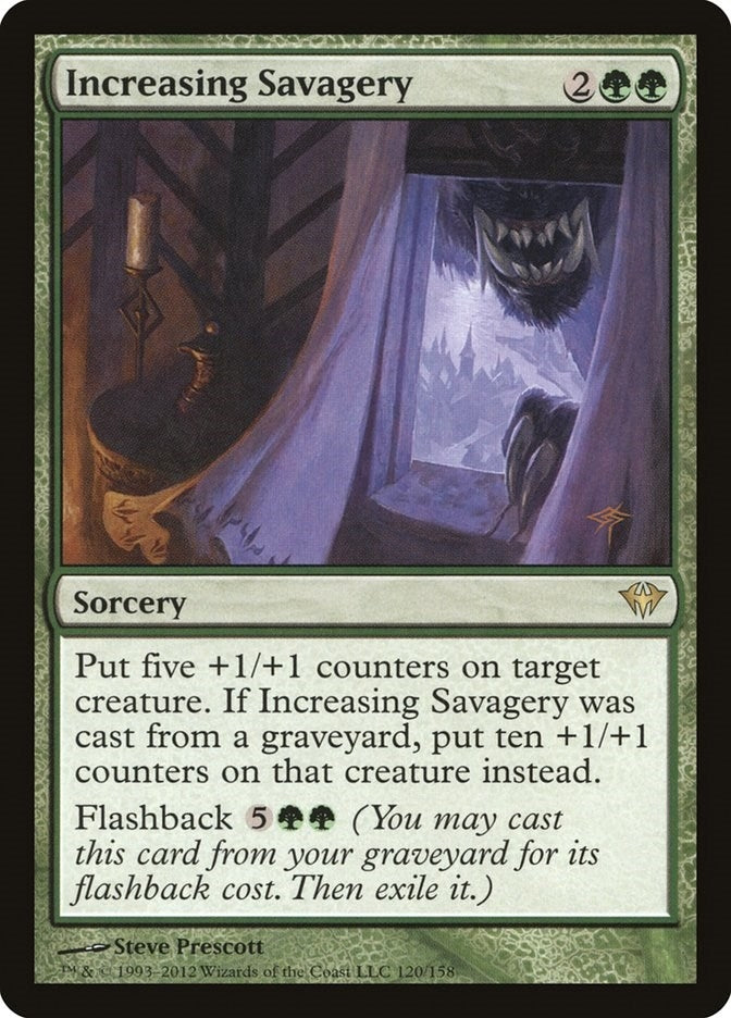 Increasing Savagery (120) (Dark Ascension)