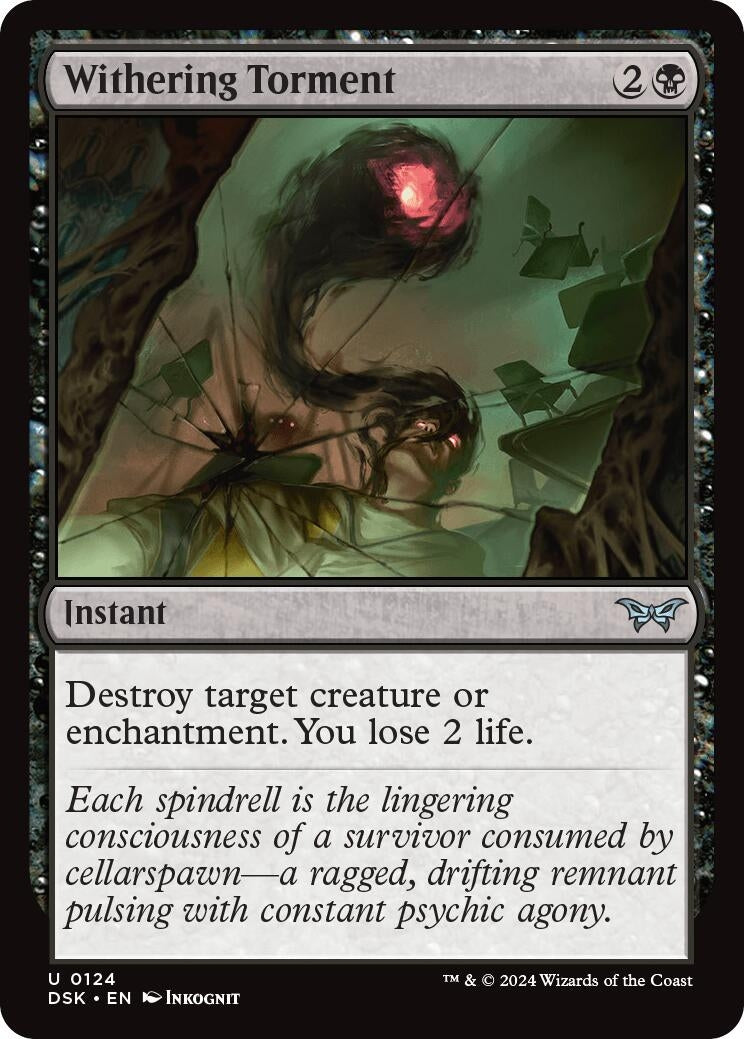 Image for Withering Torment (124) (Duskmourn: House of Horror) - Magic: The Gathering