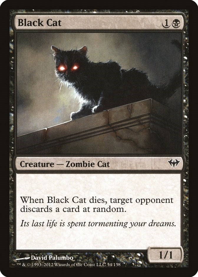 Image for Black Cat (54) (Dark Ascension) - Magic: The Gathering