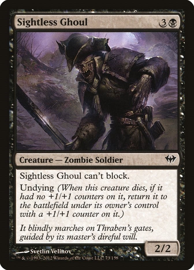 Sightless Ghoul (73) (Dark Ascension)