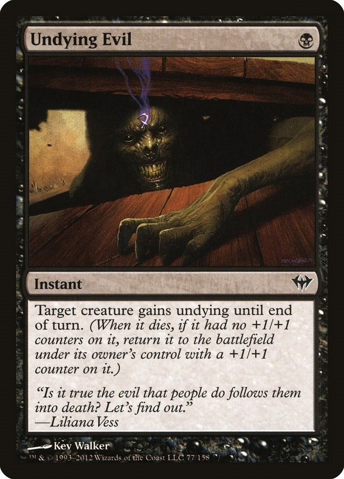Image for Undying Evil (77) (Dark Ascension) - Magic: The Gathering