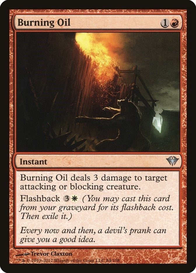 Image for Burning Oil (84) (Dark Ascension) - Magic: The Gathering