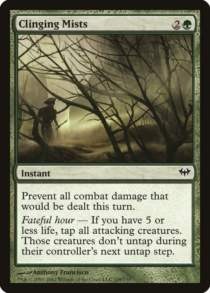 Image for Clinging Mists (109) (Dark Ascension) - Magic: The Gathering