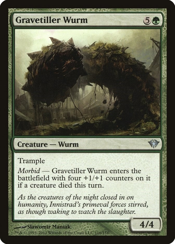 Image for Gravetiller Wurm (116) (Dark Ascension) - Magic: The Gathering