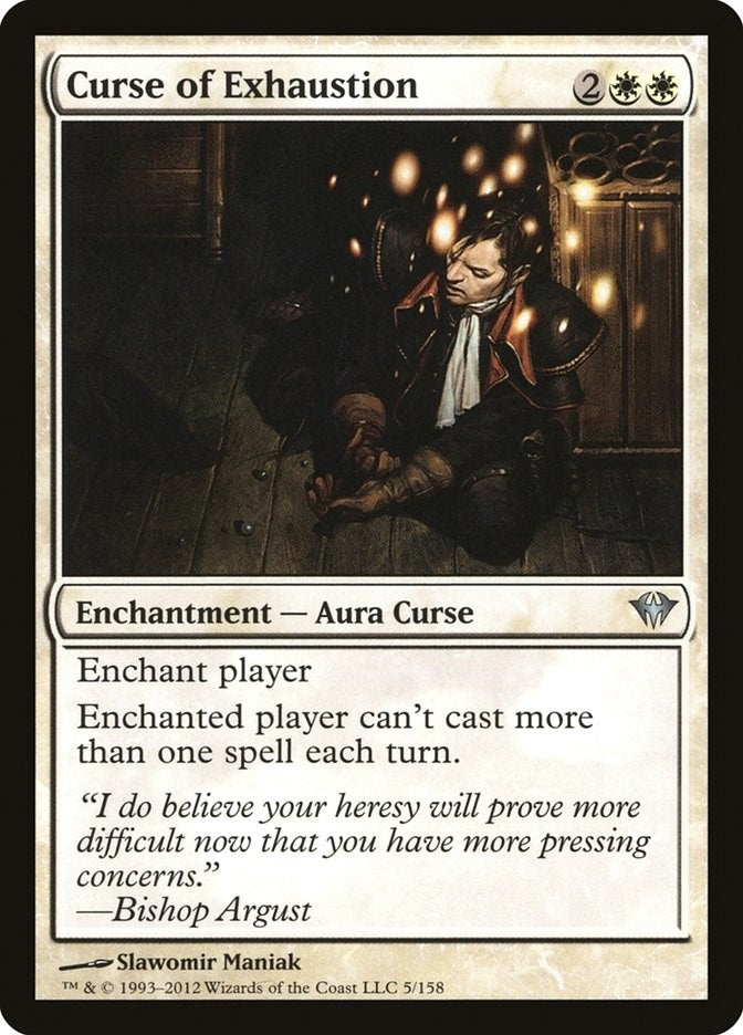 Curse of Exhaustion (5) (Dark Ascension)