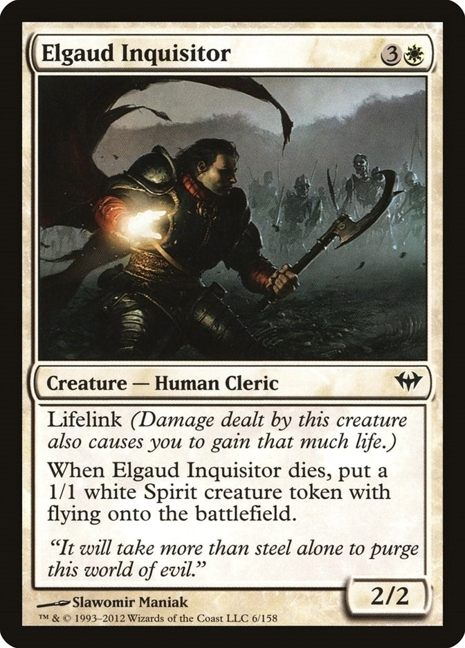 Image for Elgaud Inquisitor (6) (Dark Ascension) - Magic: The Gathering