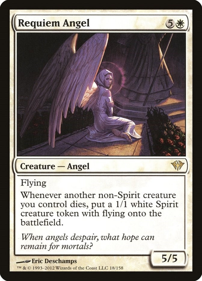 Image for Requiem Angel (18) (Dark Ascension) - Magic: The Gathering