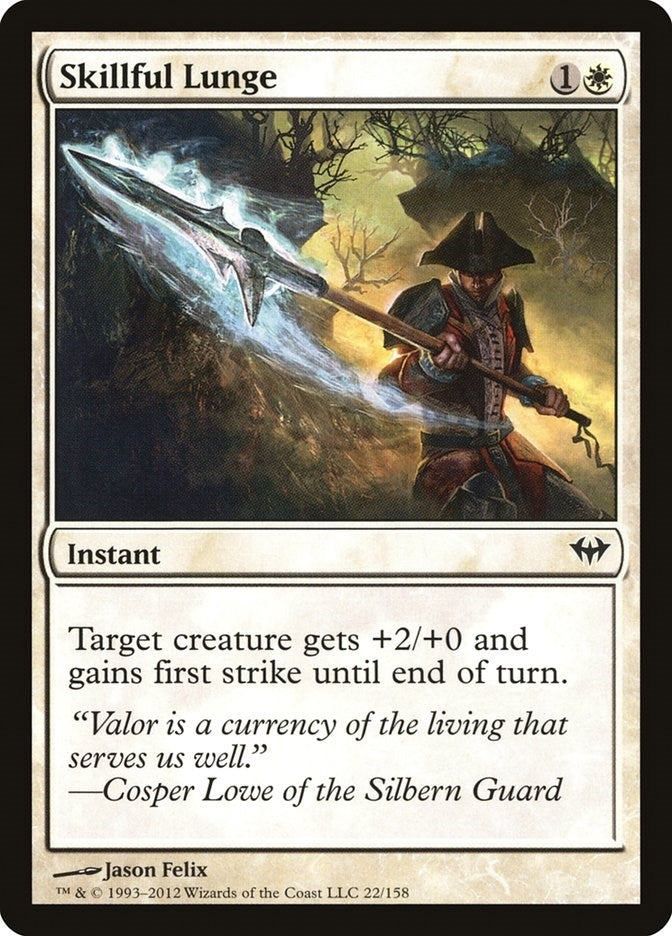 Image for Skillful Lunge (22) (Dark Ascension) - Magic: The Gathering