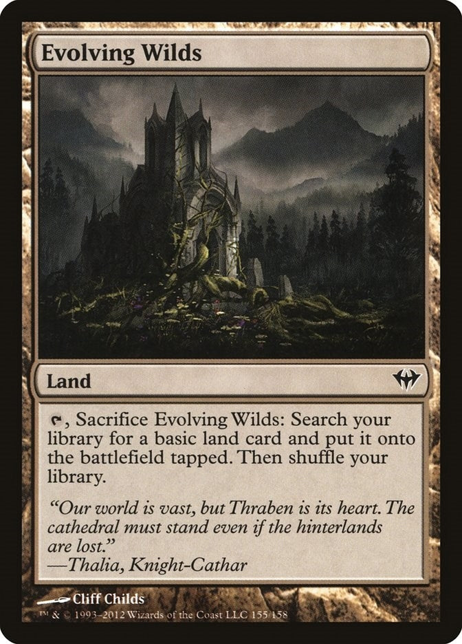 Image for Evolving Wilds (155) (Dark Ascension) - Magic: The Gathering