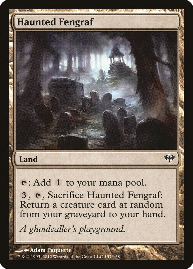 Image for Haunted Fengraf (157) (Dark Ascension) - Magic: The Gathering