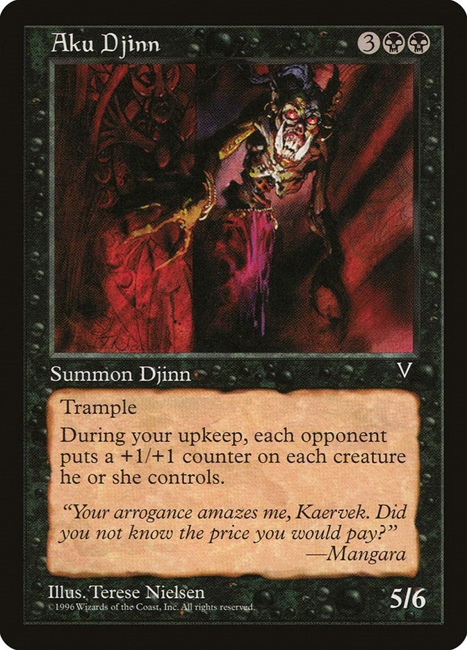 Image for Aku Djinn (Visions) - Magic: The Gathering