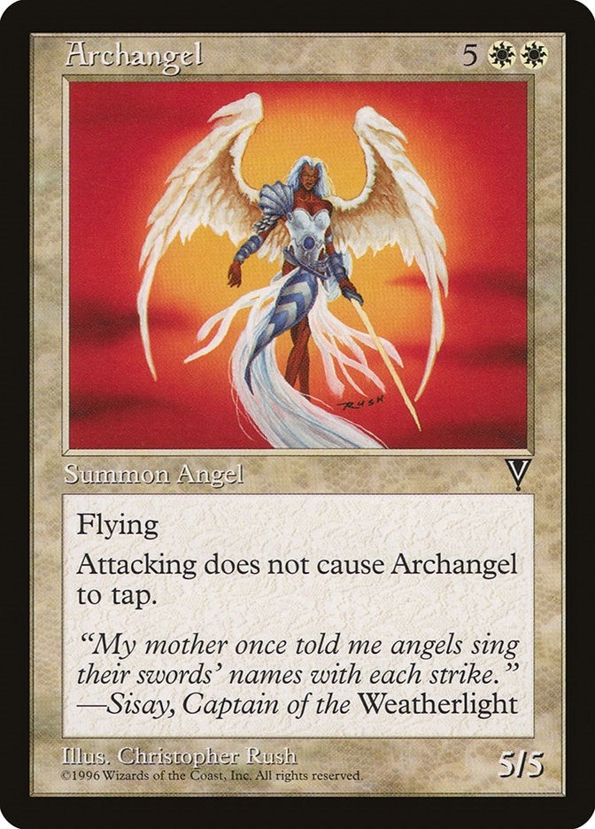Image for Archangel (Visions) - Magic: The Gathering