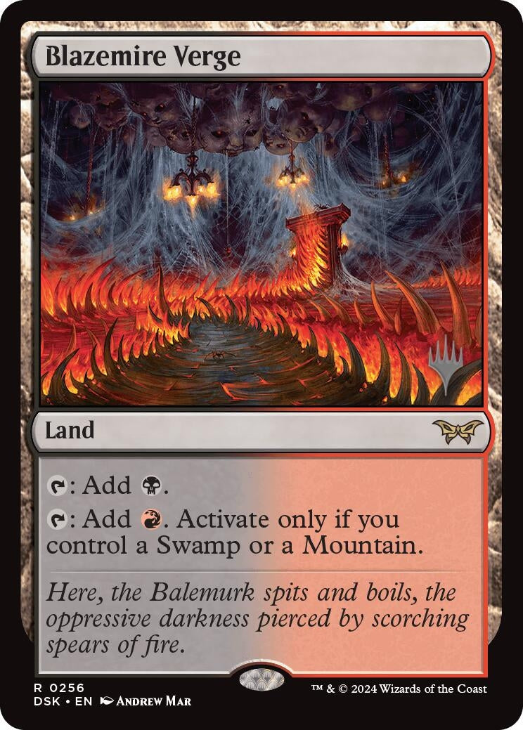 Image for Blazemire Verge (256) (Duskmourn: House of Horror) - Magic: The Gathering