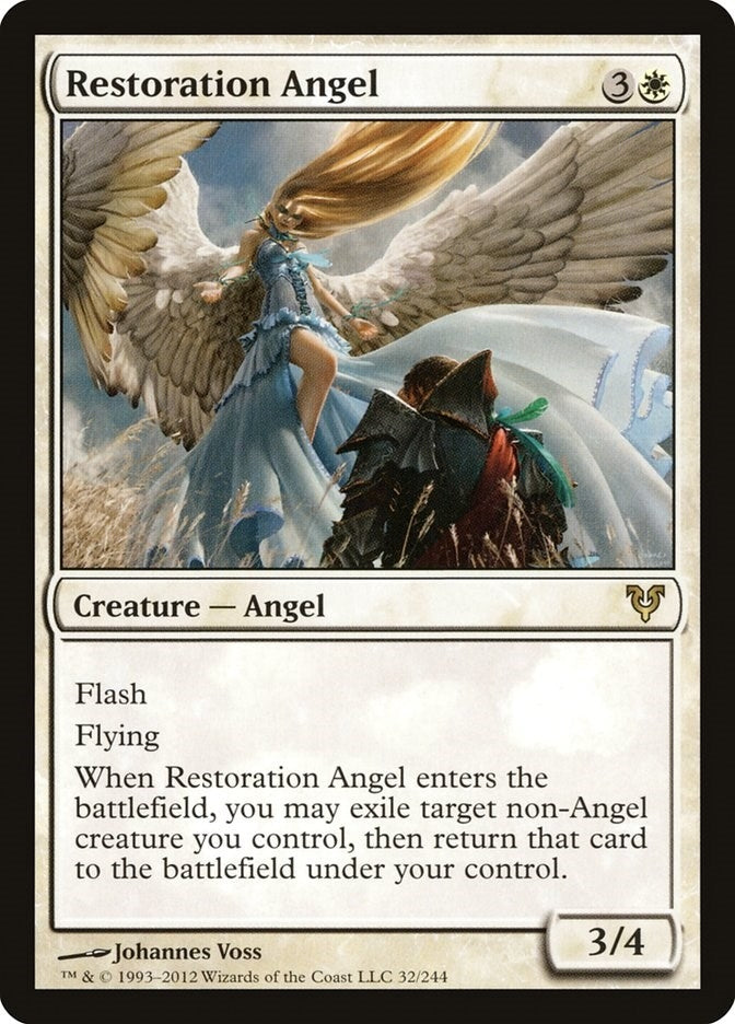 Image for Restoration Angel (32) (Avacyn Restored) - Magic: The Gathering