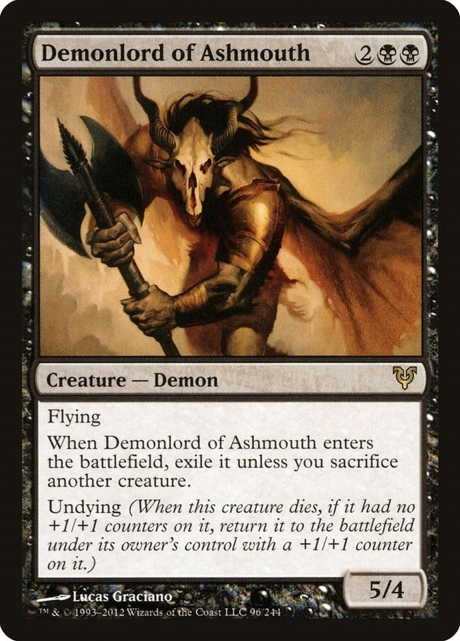 Image for Demonlord of Ashmouth (96) (Avacyn Restored) - Magic: The Gathering