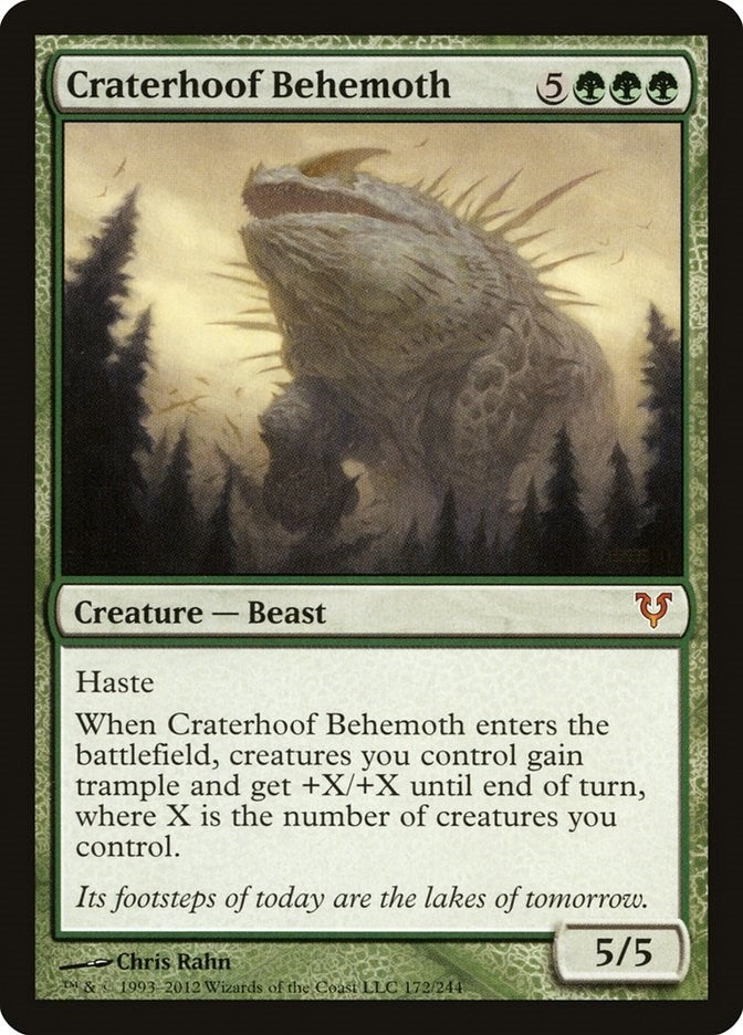 Craterhoof Behemoth (172) (Avacyn Restored)