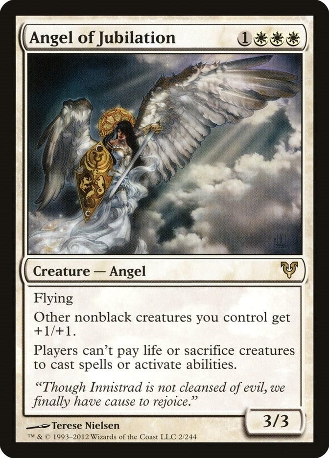 Image for Angel of Jubilation (2) (Avacyn Restored) - Magic: The Gathering