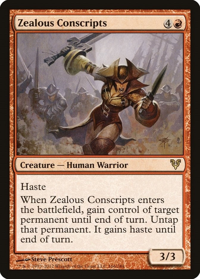 Image for Zealous Conscripts (166) (Avacyn Restored) - Magic: The Gathering