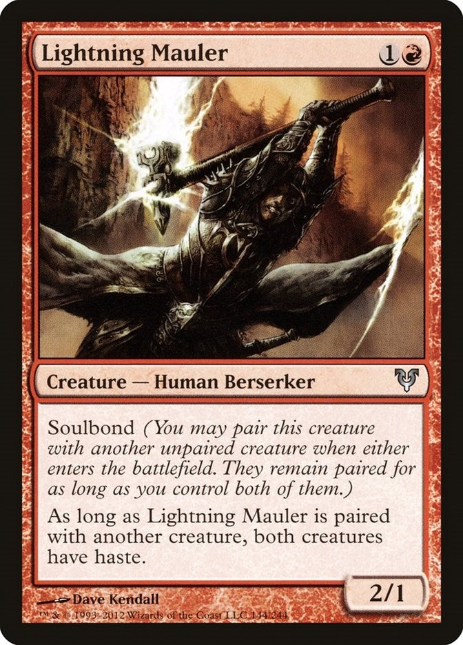 Image for Lightning Mauler (144) (Avacyn Restored) - Magic: The Gathering