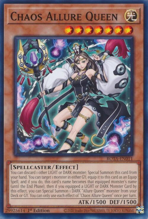 Image for Chaos Allure Queen (ROTA-EN011) (Rage of the Abyss) - YuGiOh