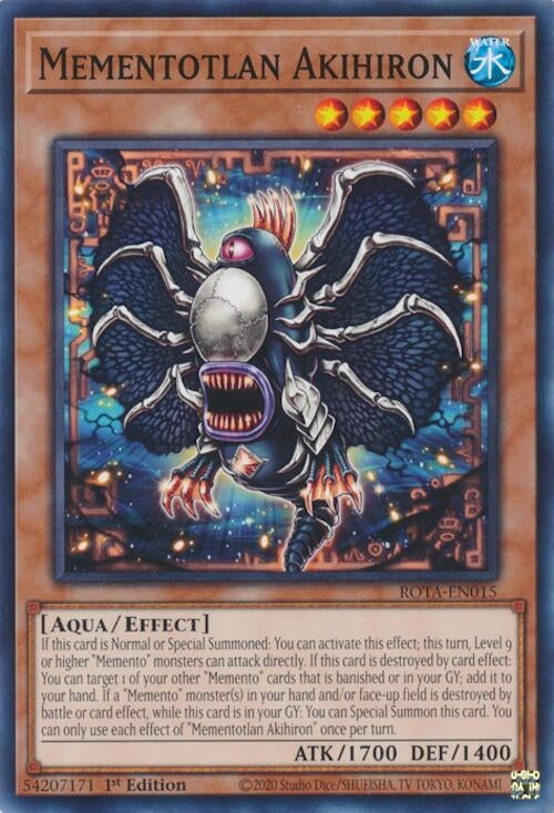Image for Mementotlan Akihiron (ROTA-EN015) (Rage of the Abyss) - YuGiOh