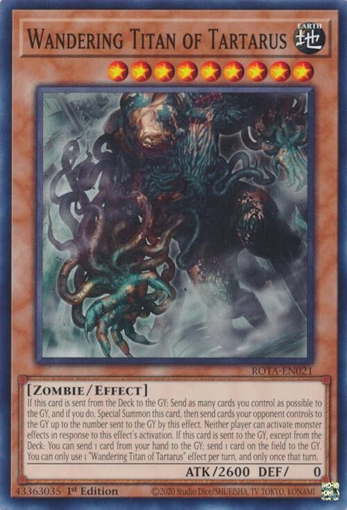 Image for Wandering Titan of Tartarus (ROTA-EN021) (Rage of the Abyss) - YuGiOh