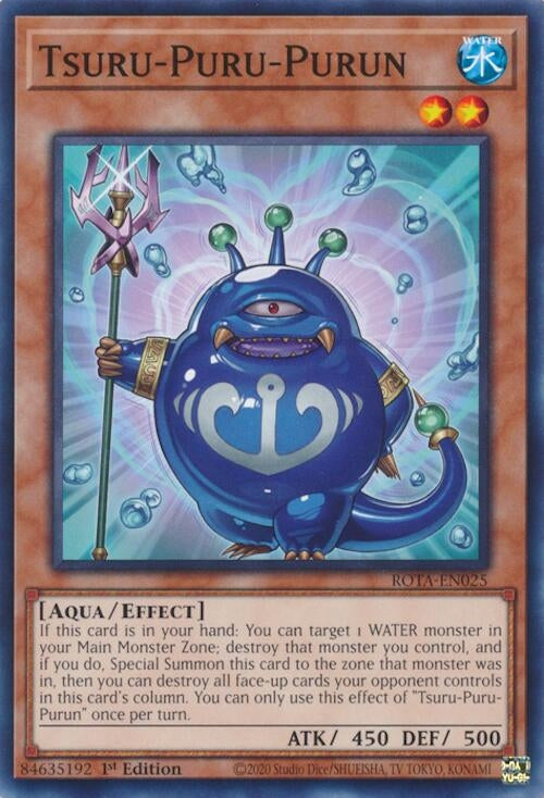 Image for Tsuru-Puru-Purun (ROTA-EN025) (Rage of the Abyss) - YuGiOh