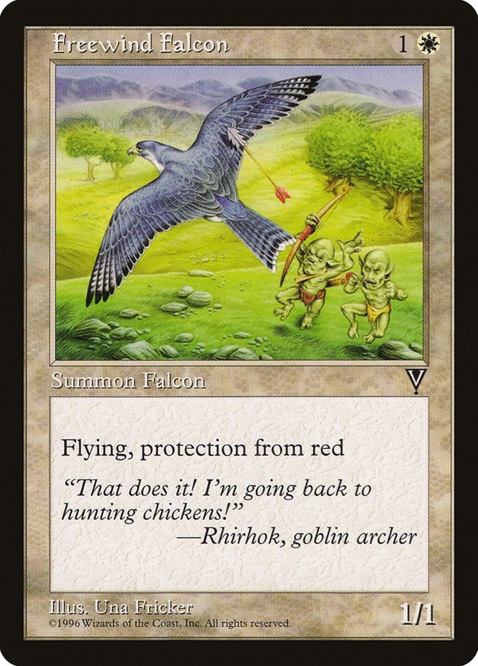 Image for Freewind Falcon (Visions) - Magic: The Gathering