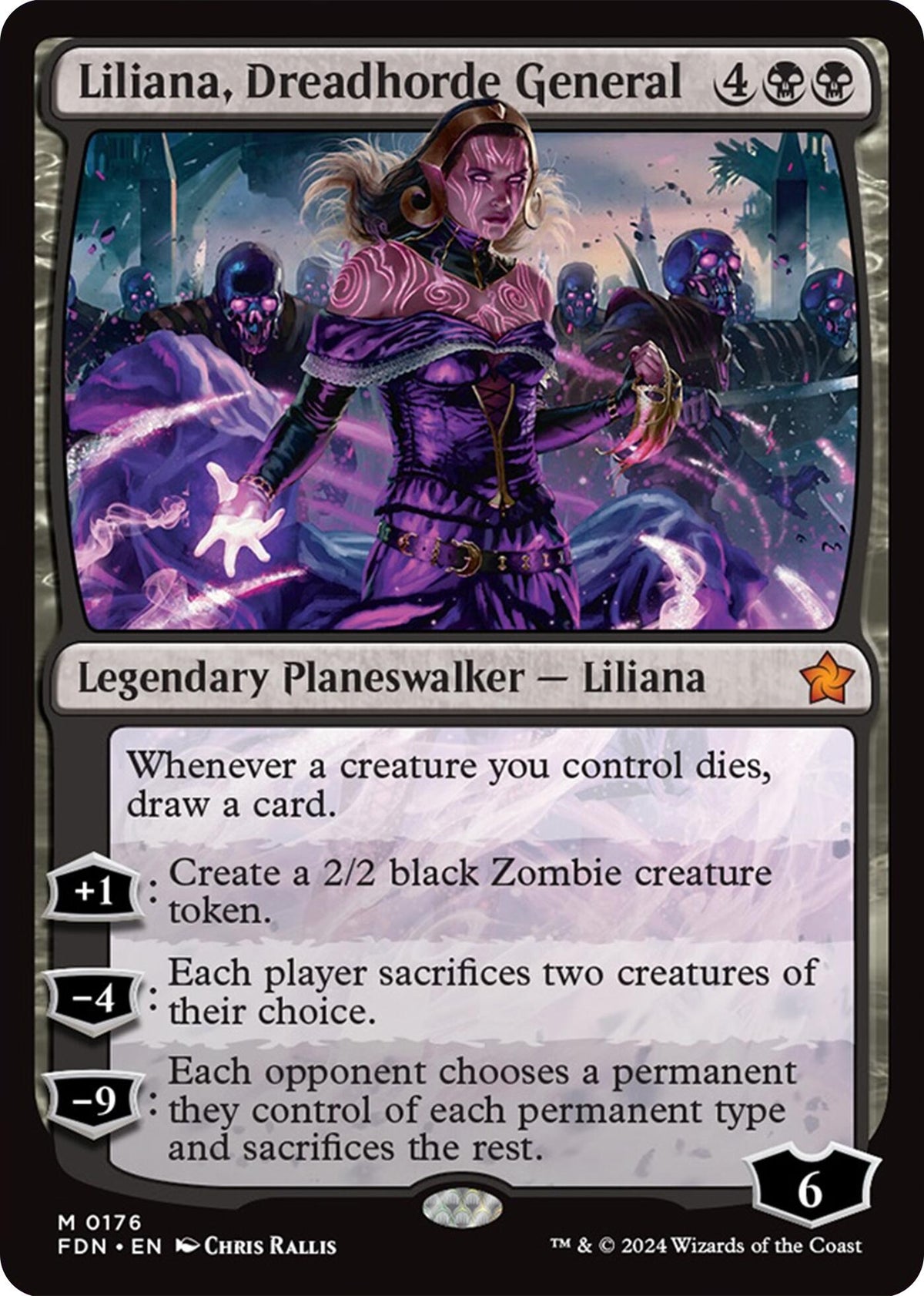 Liliana, Dreadhorde General (176) (Foundations)