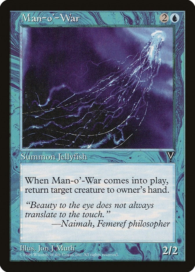 Image for Man-o'-War (Visions) - Magic: The Gathering