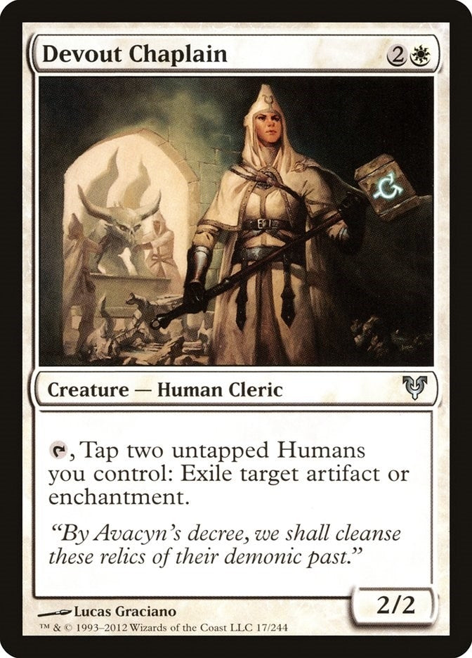 Image for Devout Chaplain (17) (Avacyn Restored) - Magic: The Gathering