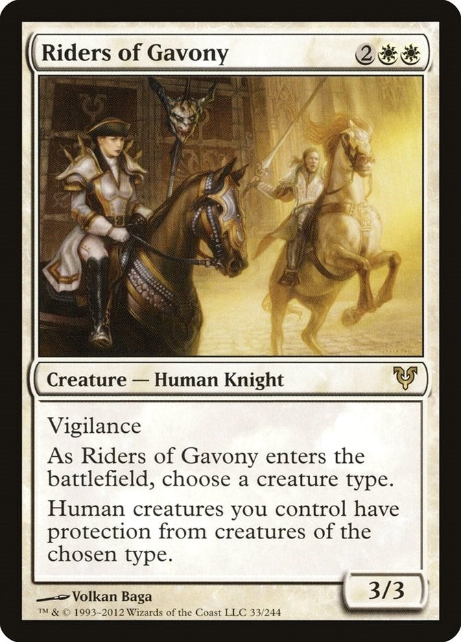Image for Riders of Gavony (33) (Avacyn Restored) - Magic: The Gathering