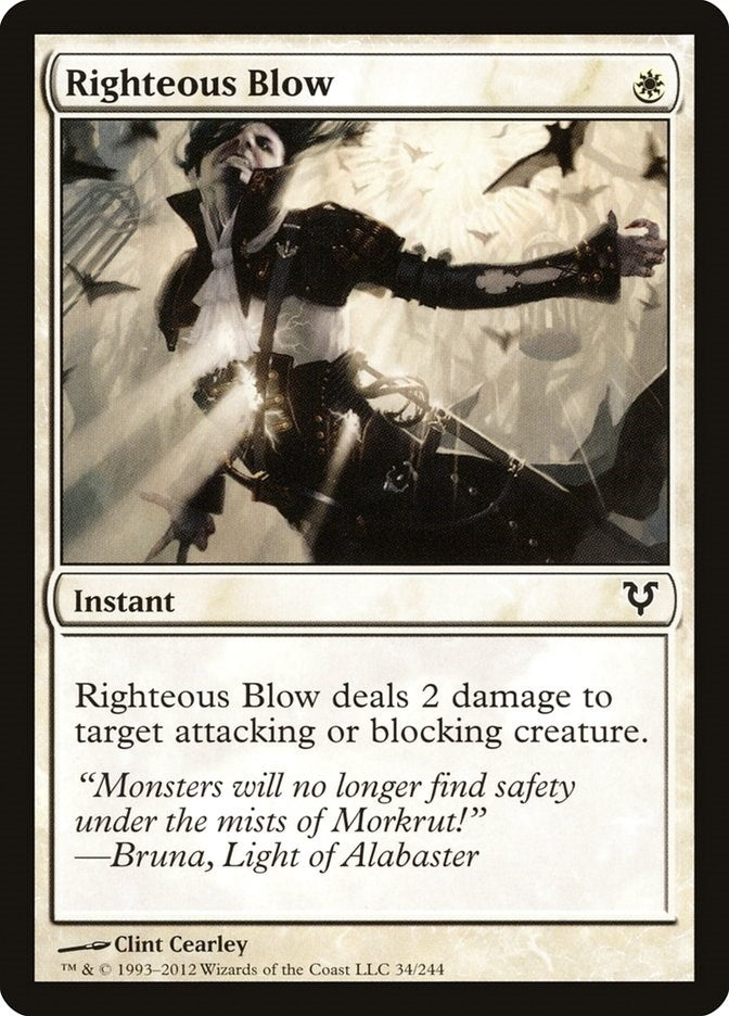 Image for Righteous Blow (34) (Avacyn Restored) - Magic: The Gathering