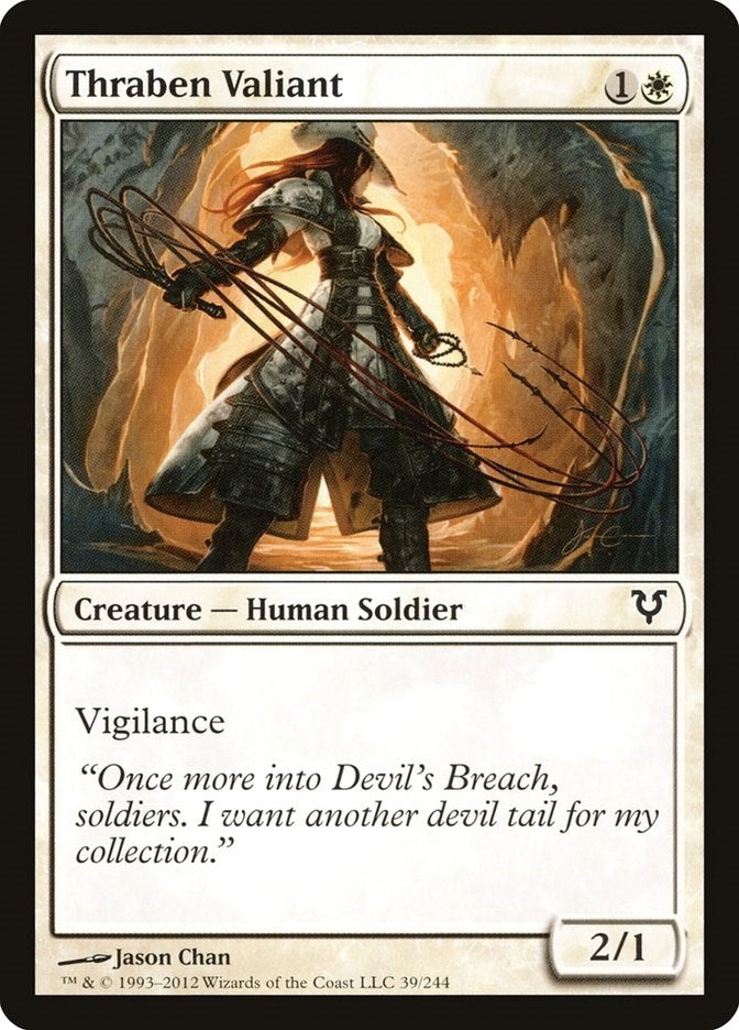 Image for Thraben Valiant (39) (Avacyn Restored) - Magic: The Gathering