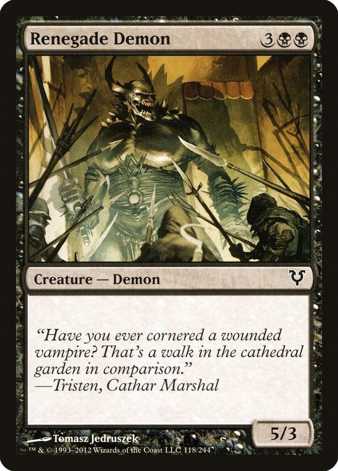 Image for Renegade Demon (118) (Avacyn Restored) - Magic: The Gathering