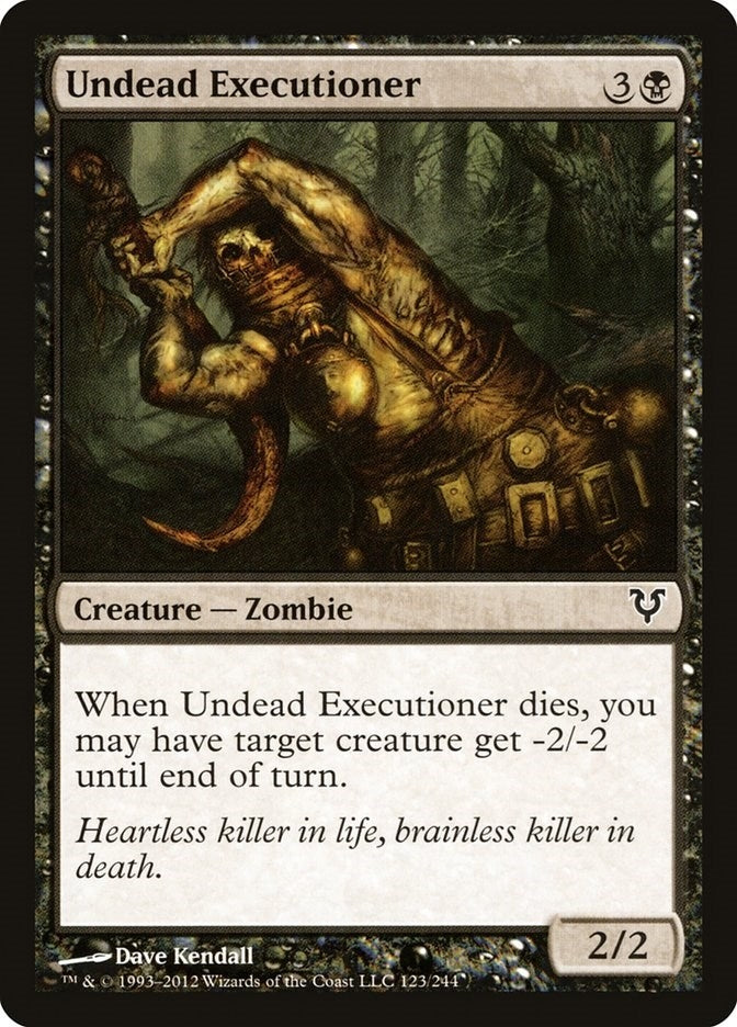 Image for Undead Executioner (123) (Avacyn Restored) - Magic: The Gathering