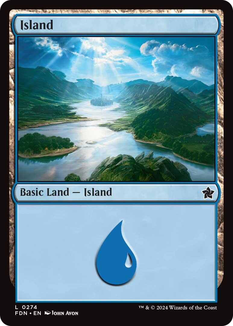 Image for Island (0274) (274) (Foundations) - Magic: The Gathering