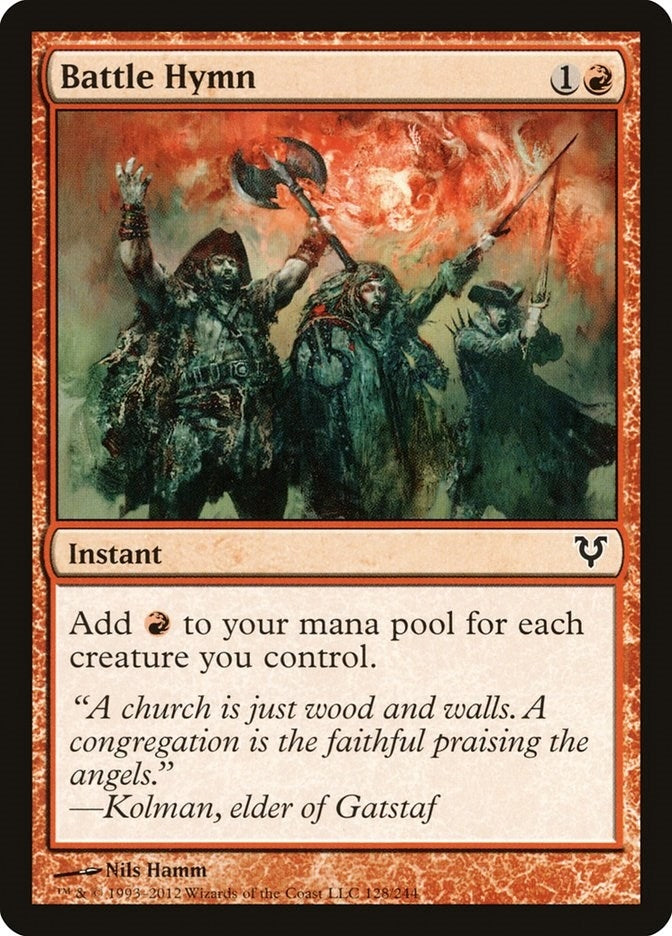 Image for Battle Hymn (128) (Avacyn Restored) - Magic: The Gathering