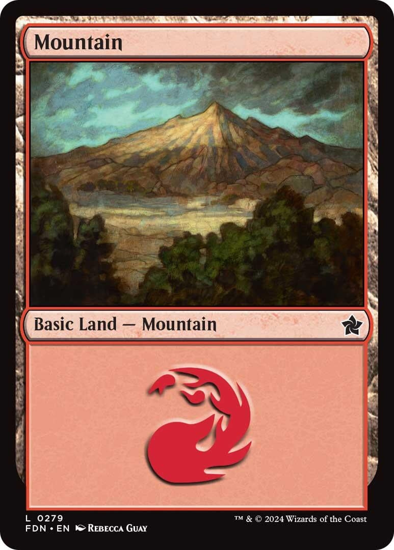 Image for Mountain (0279) (279) (Foundations) - Magic: The Gathering