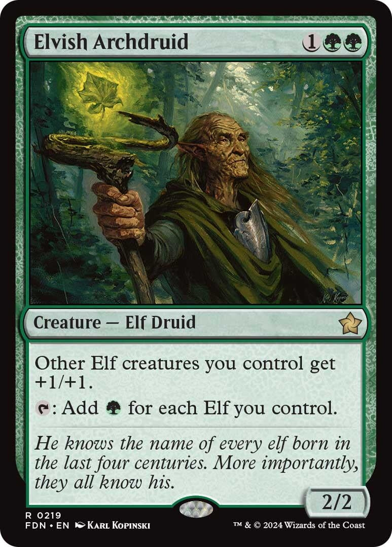 Elvish Archdruid (219) (Foundations)