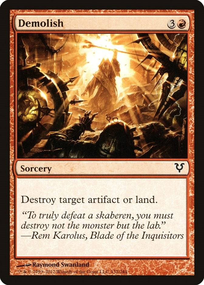 Image for Demolish (132) (Avacyn Restored) - Magic: The Gathering