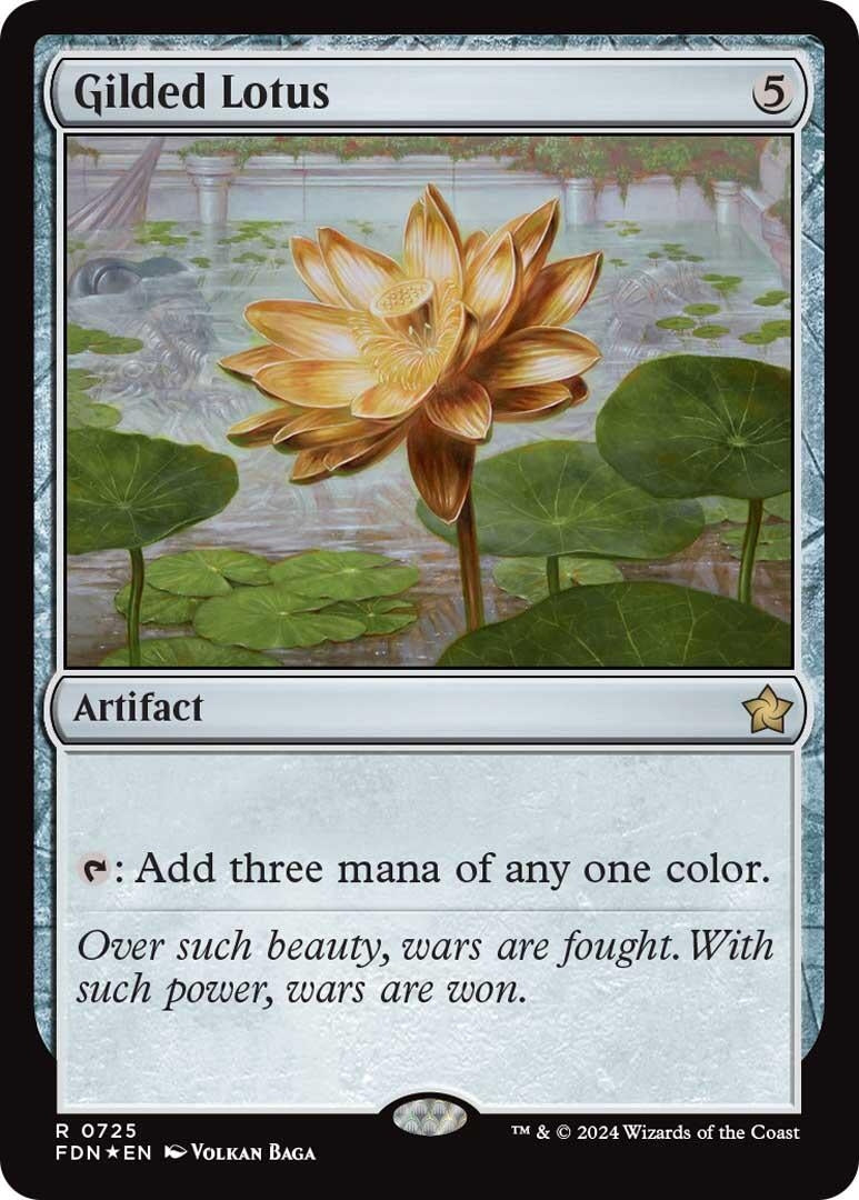 Image for Gilded Lotus (725) (Foundations) - Magic: The Gathering