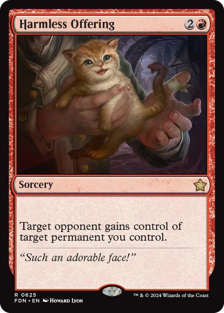 Image for Harmless Offering (625) (Foundations) - Magic: The Gathering