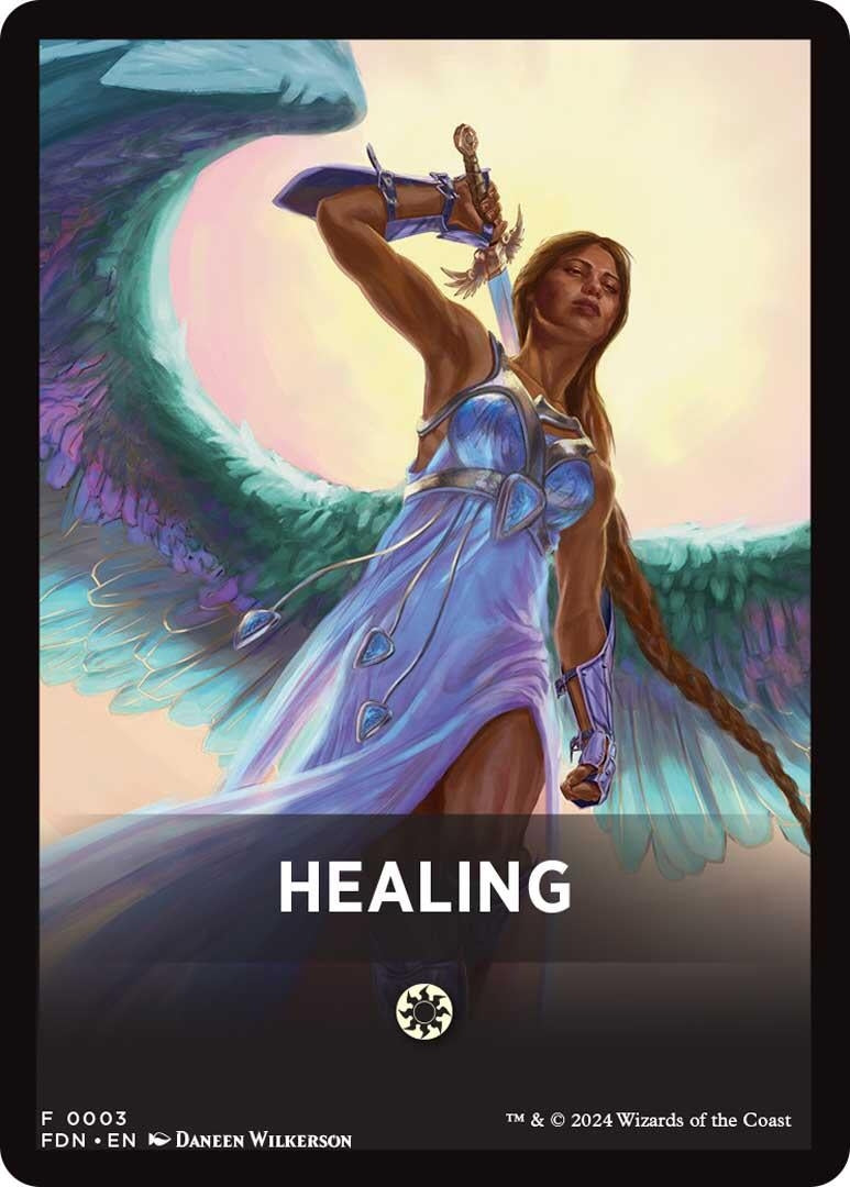 Image for Healing Theme Card (3) (Foundations) - Magic: The Gathering