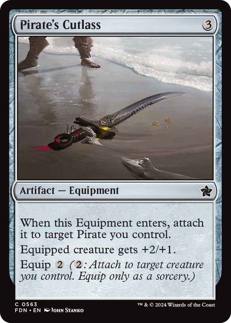 Image for Pirate's Cutlass (563) (Foundations) - Magic: The Gathering