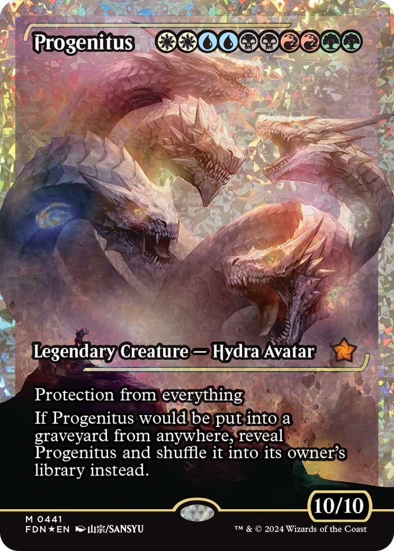Progenitus (Showcase) (Fracture Foil) (441) (Foundations)