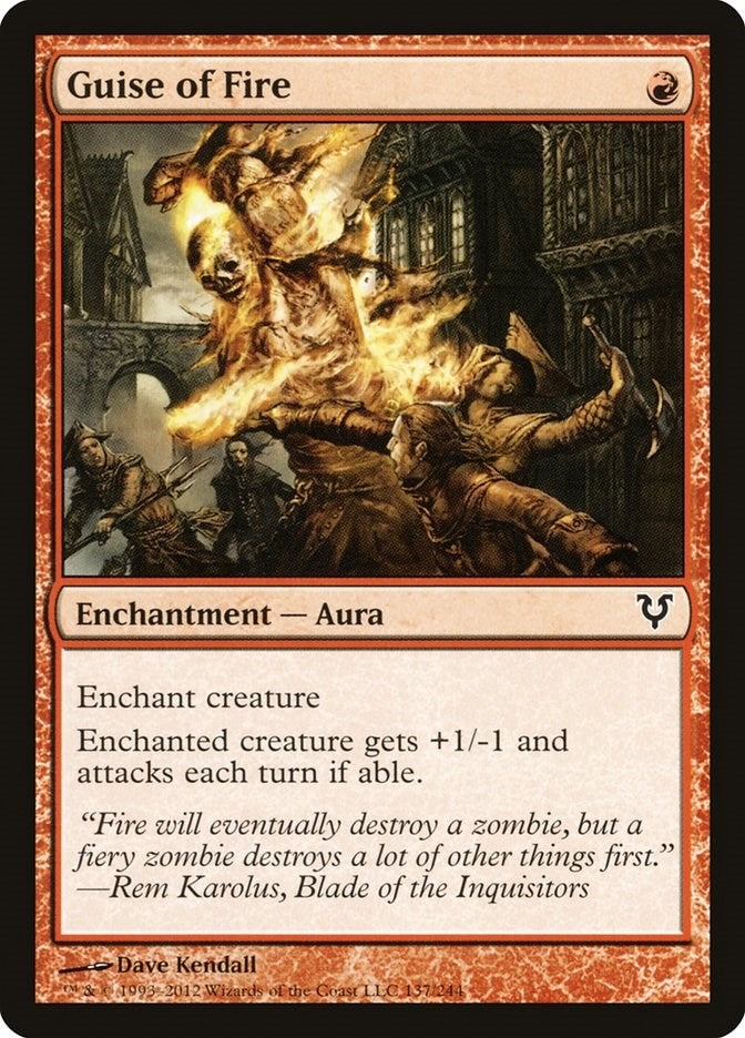 Guise of Fire (137) (Avacyn Restored)